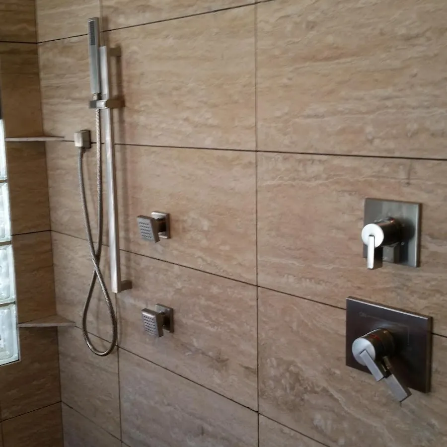 Shower fixture installation for Water Heater Replacement in Olyphant